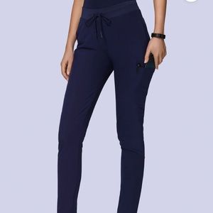 Mandala Scrubs | Navy 6-pocket slim pants